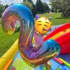 40 Inch Number Balloons Big Size Rainbow Number Foil Helium Balloons Large Self Inflating Foil Number Balloons 0-9 for Boys Girls Birthday Party