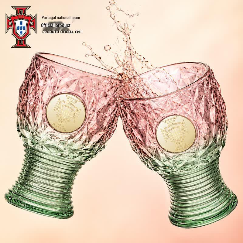 Offizieller Portugal Nationalmannschaft Emblem Drehende Kaltwasserbecher
