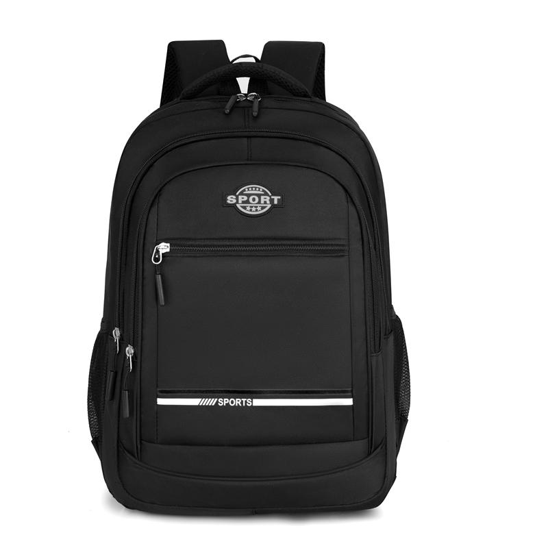 Unisex Solid Color Backpack – Minimalist Laptop Bag for Business Travel Commuting & Casual Everyday Use чёрный