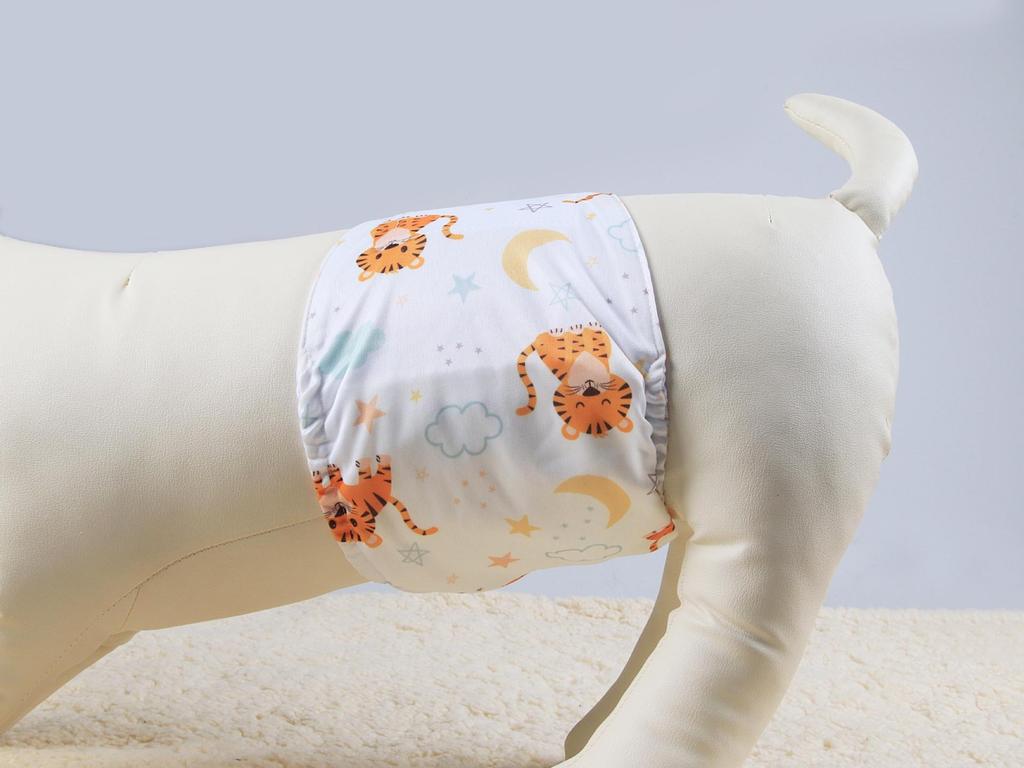 Nuovi Pannolini per Cani Maschi: Lavabile, Assorbente, Disponibile in Vari Colori - Include Cintura e Asciugamano di Cortesia