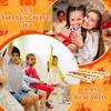 Crtiin 50 Pcs Fall Pencil Thanksgiving Assortment Wood Pencils Autumn Cylinder Funny Pencils Maple Leaf Turkey Pumpkin Decorative Pens for Kids