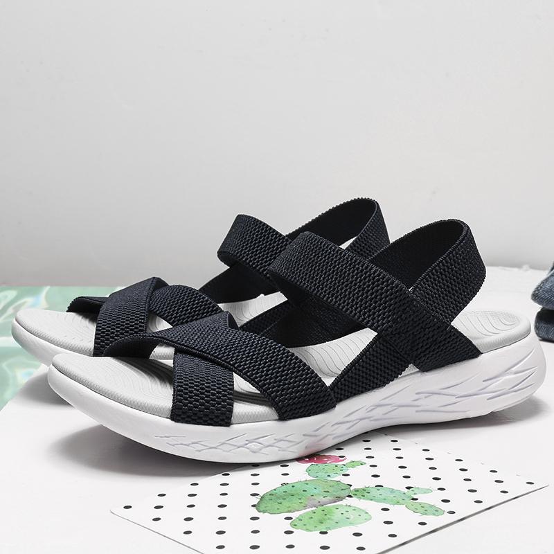 

Жіночі сандалі Легкі сандалі на підборах Літнє взуття для жінок Сандалі-клини на платформі Сандалії жіночі Взуття-клини Жіноче 39 темно-синього кольору