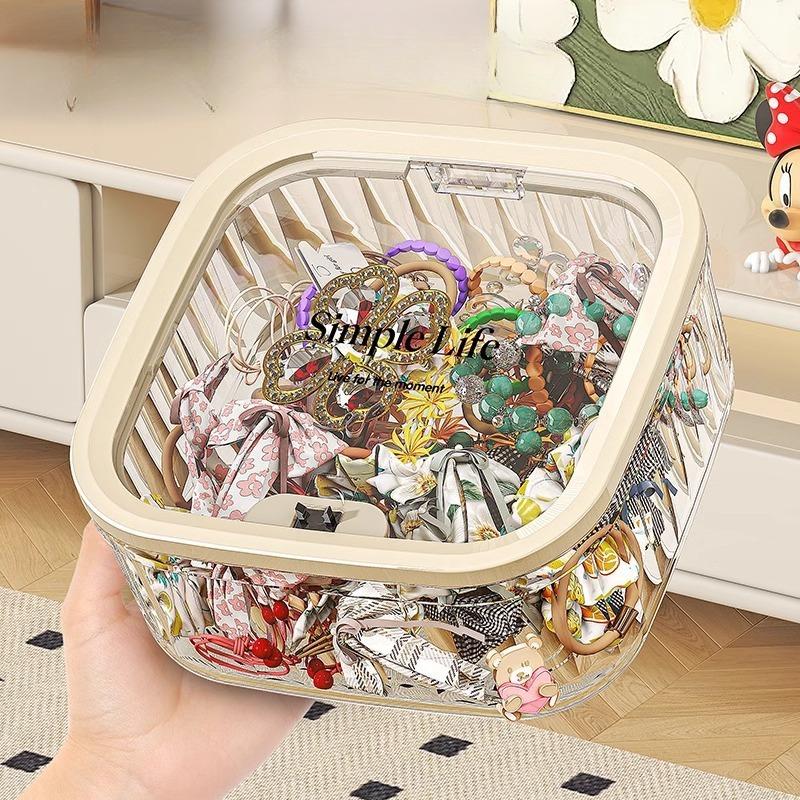 

Креативная коробка для хранения студенческих аксессуаров для волос, настольная шкатулка для украшений, коробка для хранения и организации резинок, повязок, заколок для девочек