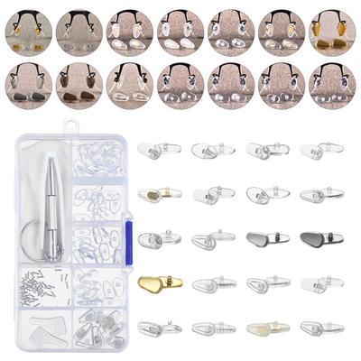 Silicone Airbag Soft Nose Pads On Glasses Nose Pad Optical Repair Tool Embedding Cassette Anti-Slip Accessories