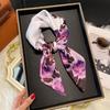 Luxury Silk Shawl Square Scarf For Women Satin Fashion Wraps Neckerchief Female Hair Bands Ribbon Headband Bandana 70X70Cm