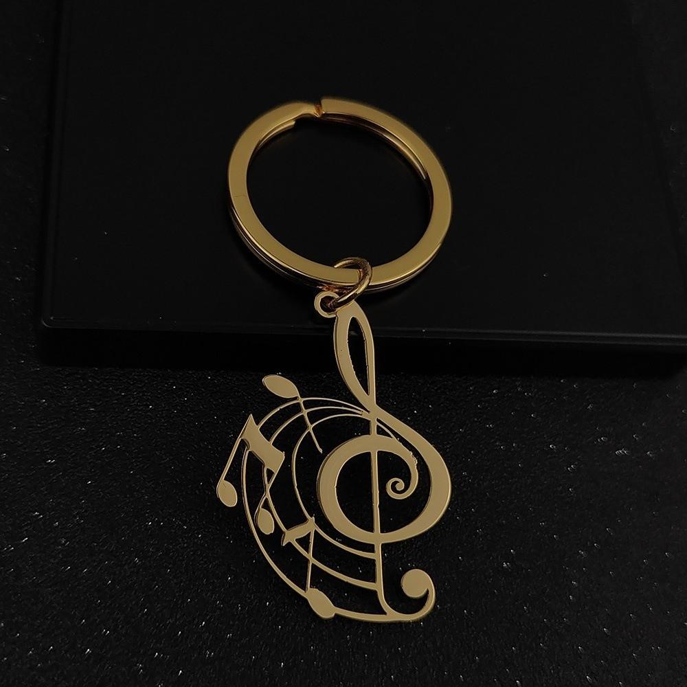 Lightweight Treble Clef Necklace Hollow Design Musical Note Charm Pendant Jewelry  Music Lovers