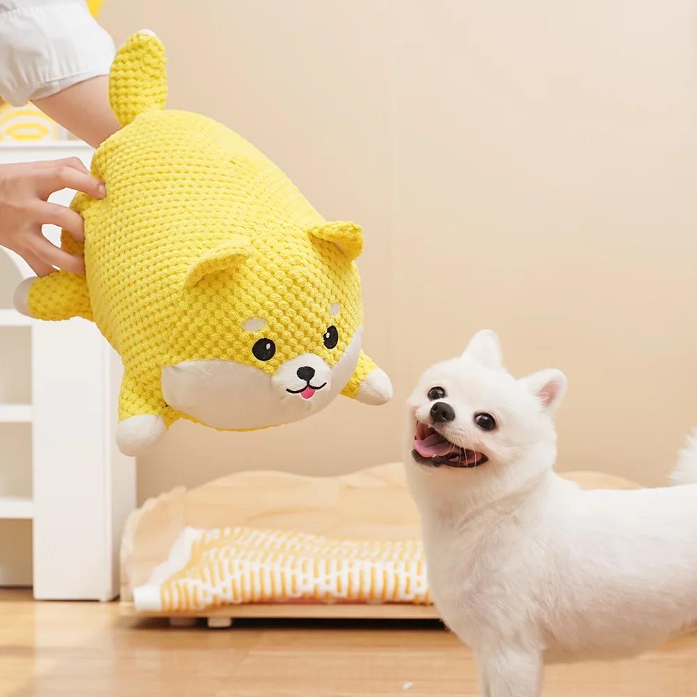Dog Interactive Toy Piggy Bite Resistant Grinding Teeth Cleaning Large Dog Interactive Entertainment Puppy Boredom Pet Plush Toy