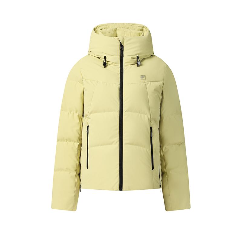 

Fila Белый Модный Повседневный Универсальный Легкий Теплый Водонепроницаемый Дышащий Тканый Пуховик с Капюшоном Женская верхняя одежда F11W543906FMT S