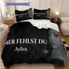 Musician Ayliva Bedding, Duvet Cover, Pillowcase, Home Decoration, Birthday Gift (1 * Duvet Cover+2 * Pillowcase, Coreless)