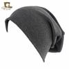 Men's and Women's Plain Light Plate Imitation Cashmere Pullover Hat Hipster Ear Protection Headscarf Hat Stack Confinement Hat Warm Adult