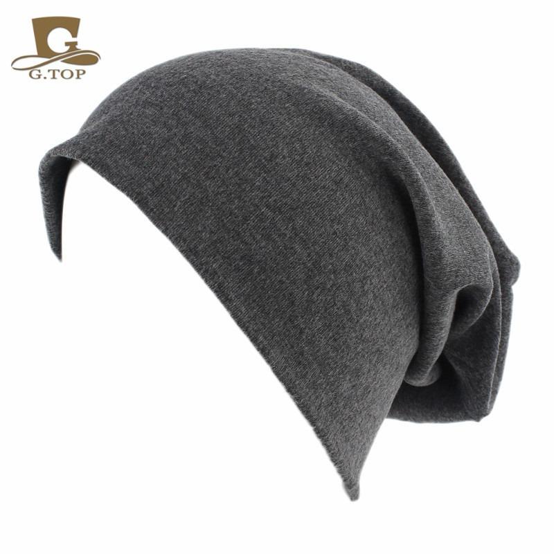 Men's and Women's Plain Light Plate Imitation Cashmere Pullover Hat Hipster Ear Protection Headscarf Hat Stack Confinement Hat Warm Adult