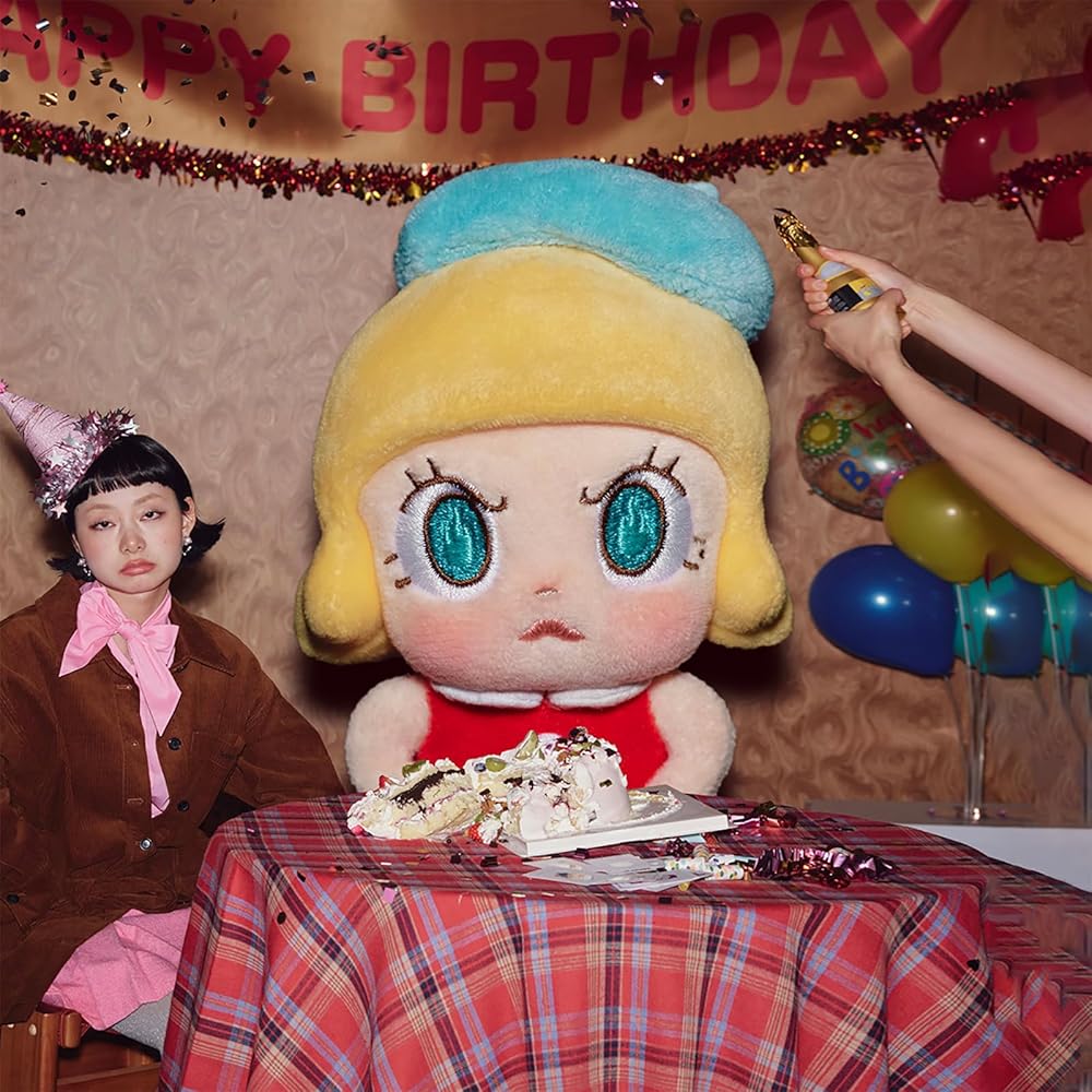 Pop Mart Angry Molly Plush Pendant Assorted Box 6 Pieces Soft Vinyl Toy Collectible Figure