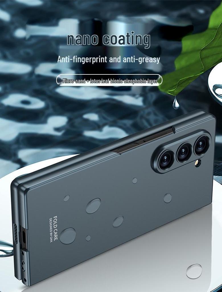 Durable Ultra-Thin Galaxy ZFold6 Case: Foldable Anti-Fall Hard Shell & Screen Protector