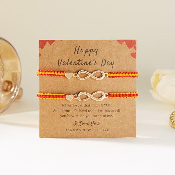 Handmade Lucky Red Thread Couple Bracelet For Women Braided Matching Bracelet Friendship Bangle Gift For Lovers Jewelry