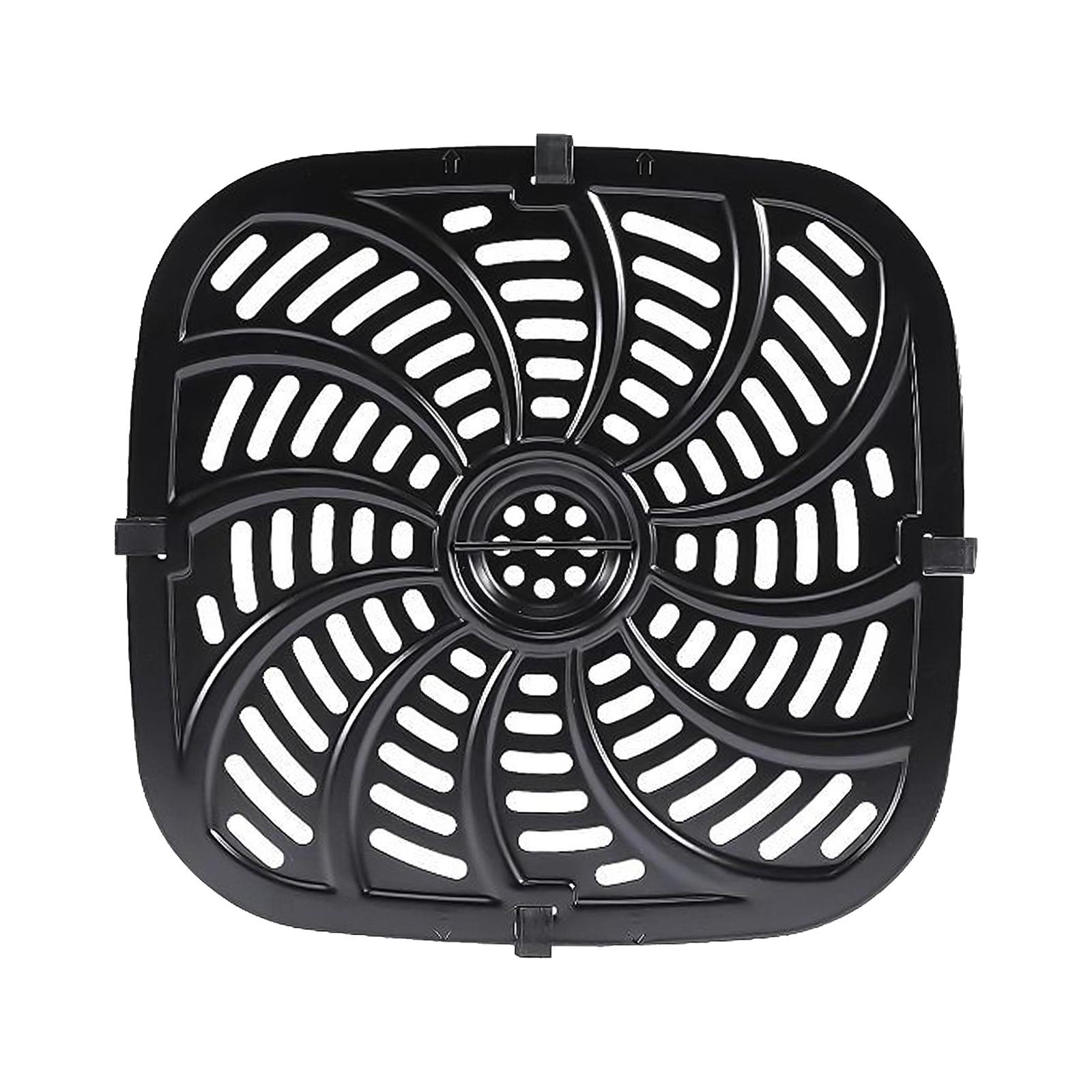 

Универсальная сковорода-гриль для аэрофритюрницы, разделитель для продуктов, кулинарный разделитель, кухонная квадратная сковорода с антипригарным покрытием для жарки, подходит для Chefman 8QT