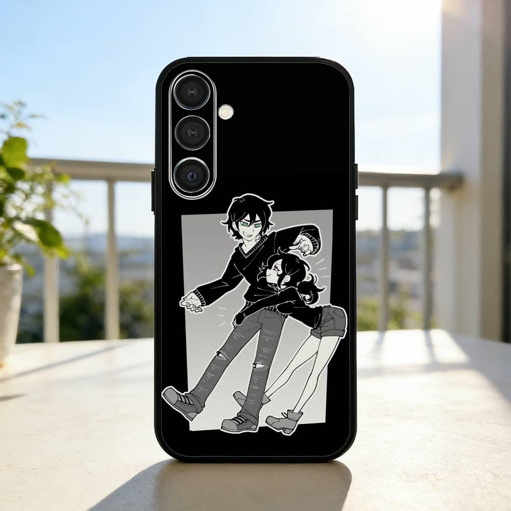 Coffin Of A-Andy And Leyley Phone Case For Samsung A73,72,71,53,52,51,22,91,80, Soft Black Cover Samsung a40