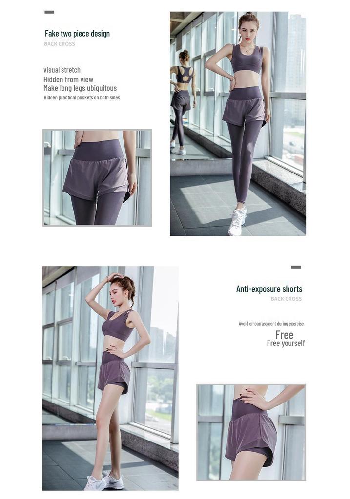 Women's Summer Yoga Wear: Loose Fit Sports Bra & Shorts Two-Piece Set for Running and Casual Activities