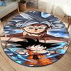 Dragon Ball Super Round Area Rug Carpet Rug For Living Room Bedroom Sofa Playroom Decor Nonslip Floor Mat