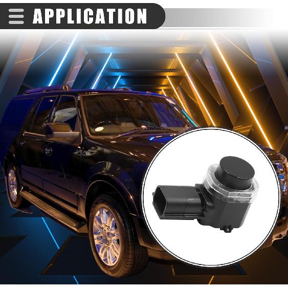 Motoforti Car Bumper PDC Reverse Sensor, Backup Aid Sensor, for Ford Expedition 2015-2017, Plastic, FR3T-15K859-AAW, Black