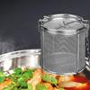 Stainless Steel Tea Ball Strainer and Filter, 4.7 Inch Infusion Basket for Loose Leaf Tea, Soup Seasonings, Broth with Hook