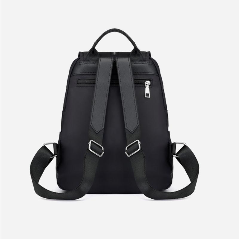 Travel Backpack Ladies Korean Version of Leisure Travel Wear-resistant Fashion Outdoor Nylon Oxford Cloth Anti-theft Zipper Pocket Backpack