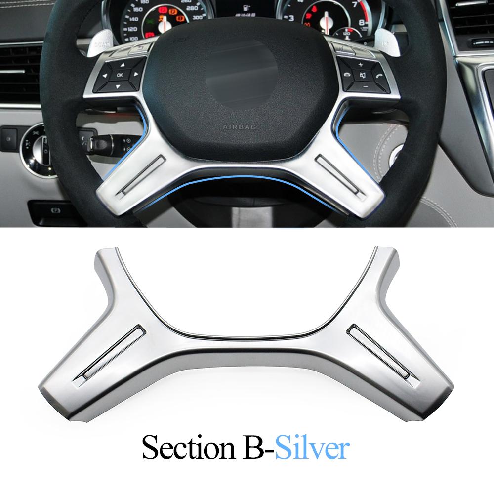 Auto Obloženie krytu volantu Vonkajší panel Mercedes Benz CEM ML GL GLS Trieda G W204 W212 W166 W463