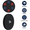 Magnetic Camera Mount Compatible with WYZE Cam Pan V3, Pan V4, WYZE Duo Cam Security Camera, 1/4" Thread Camera Magnetic Mount, Rubber Coated Base