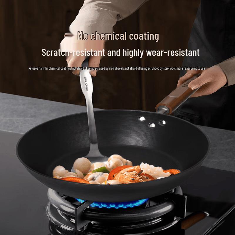 KOBACH 28cm Cast Iron Frying Pan with Lid