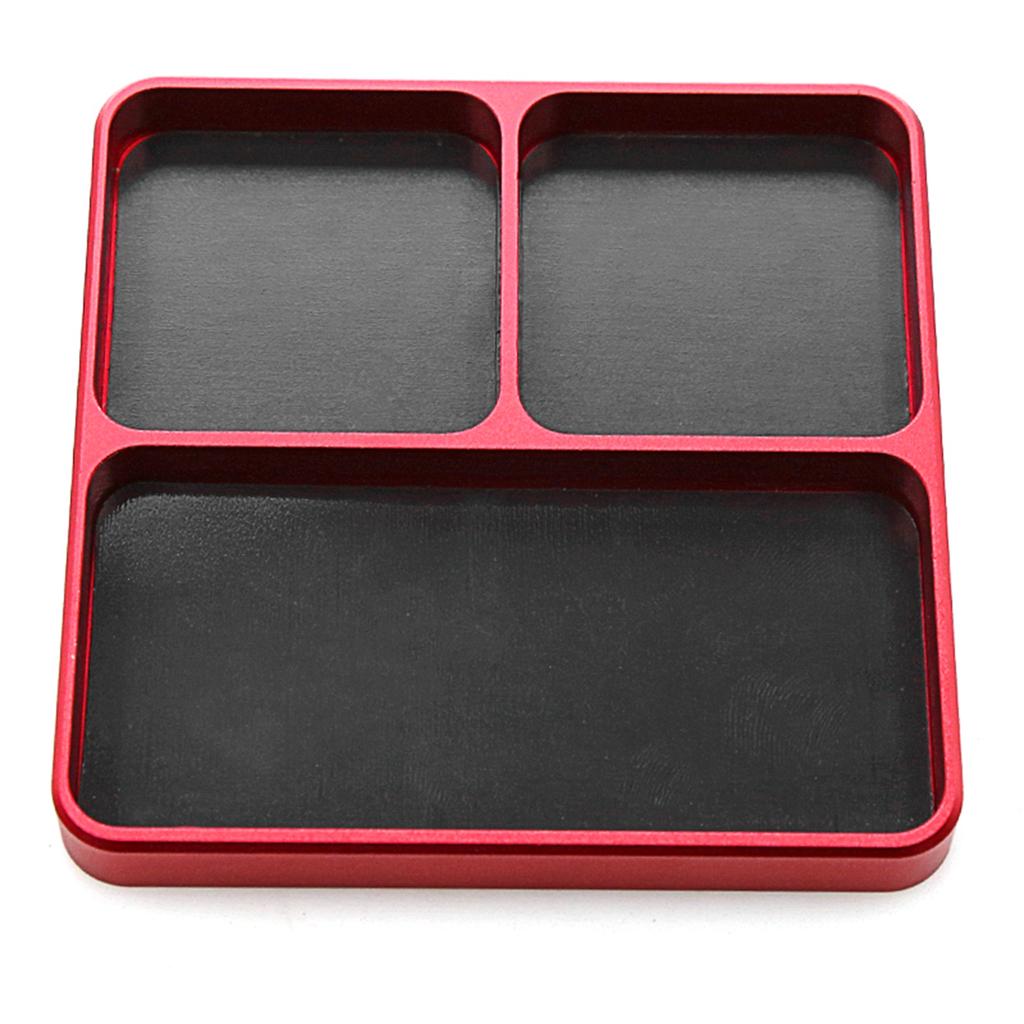 Universal Metal Remote Control Car Fixing Tool Screw Holder Tray Plate with Magnetic Pad