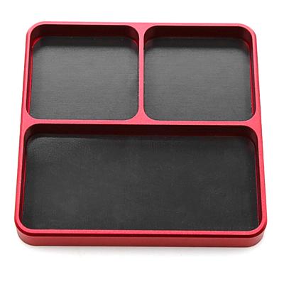 Universal Metal Remote Control Car Fixing Tool Screw Holder Tray Plate with Magnetic Pad