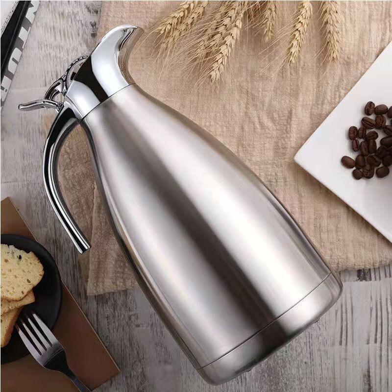 Ganglaimei European Style 304 Stainless Steel 2L Thermal Carafe