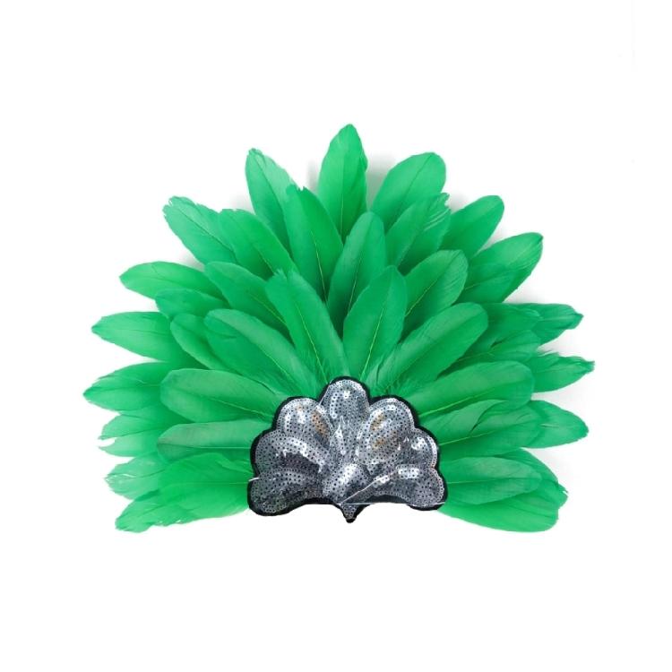 Feather Headbands Sequins Mardi Gras Headwear for Girls Masquerade Accessories