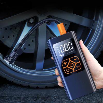 Car Air Pump 4000mAh Rechargeable Air Compressor Digital Tire 150PSI Portable Automatic Inflation for Car Motorcycle
