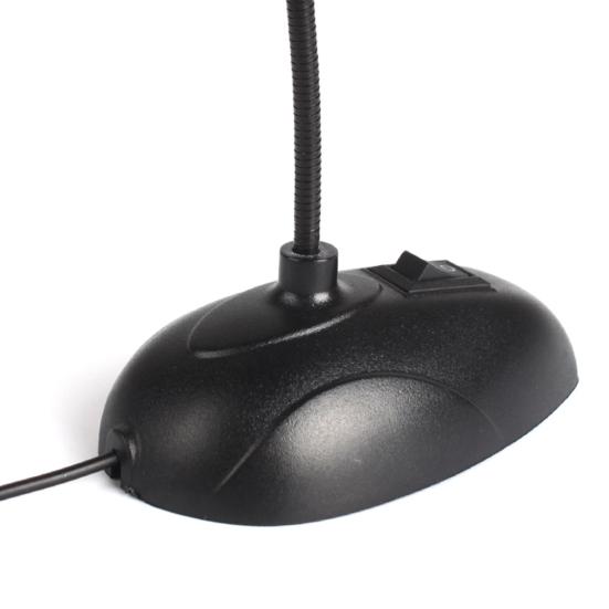 Wired Base Desktop Microphone Mobile Phone Karaoke Gaming Meeting Mic for PC