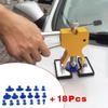 PDR Car Body Paintless Dent Repair Tools 18 Pcs Dent Puller Tabs Glue Gun