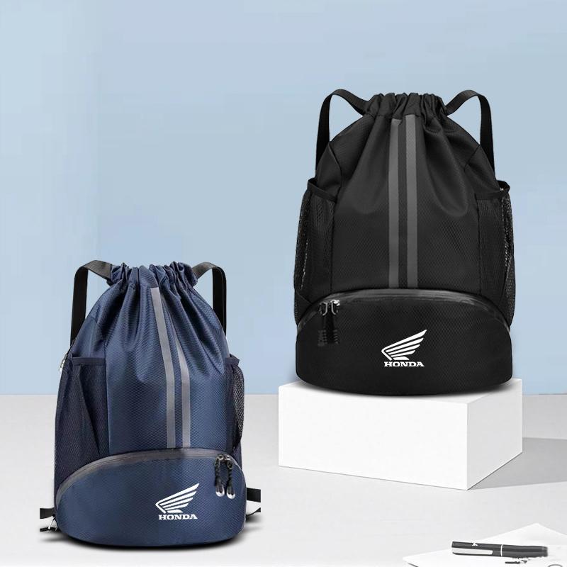 Motorcycle Logo Backpack Basketball Bag New Drawstring Storage Knapsack For Honda CB400 CB650F CBF Africa Twin CRF1100L CRF 1100 ahl256