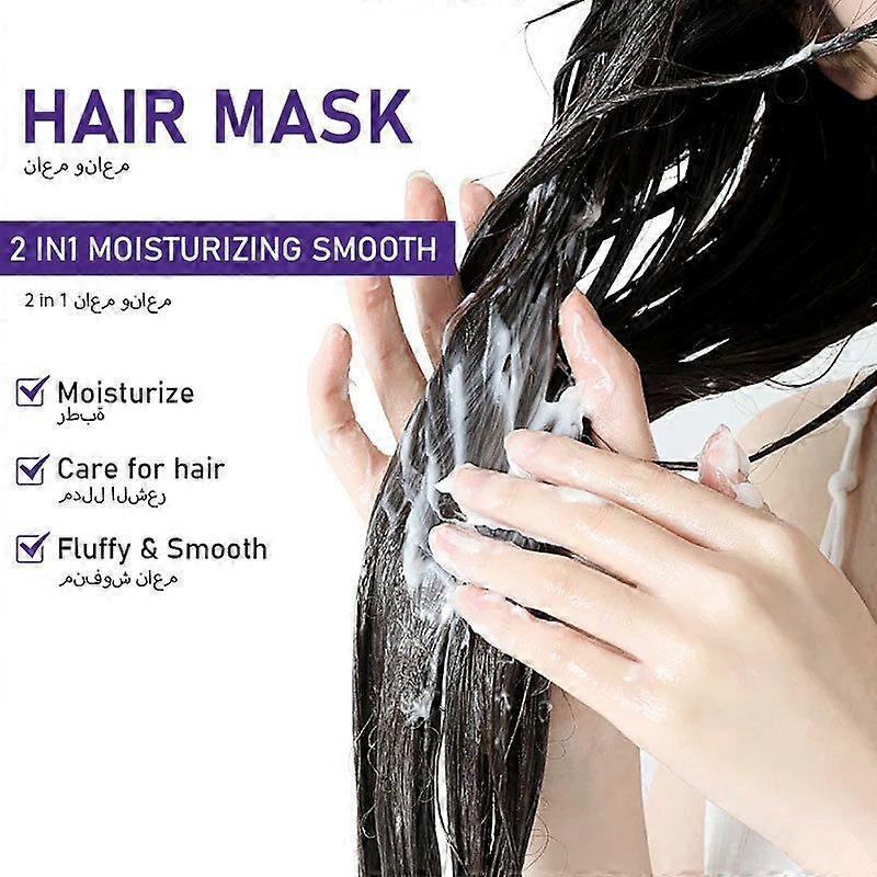 2-in-1 Pflegespülung und Styling-Creme, Beseitigt Frizz, Für lockiges Haar, Spendet Feuchtigkeit, Geschmeidig & Glatt, 400g