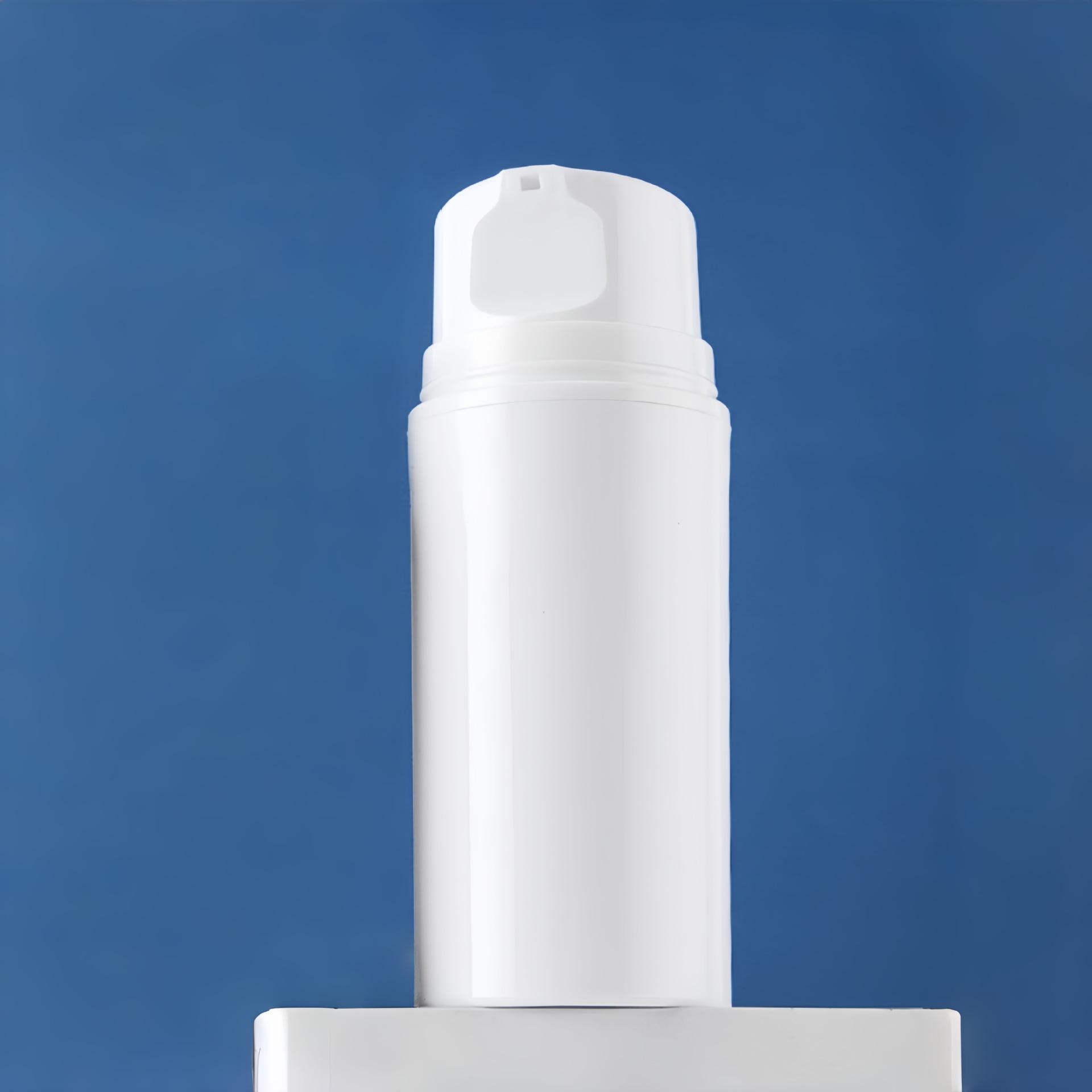 

High-End Vacuum Pump Bottle, Large Diameter, Available in 30ml to 200ml Sizes 30ml; White; PP