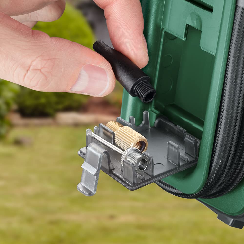 Bosch UPUMP118H Cordless Air Compatible with and British Valves Pump, American, Presta,