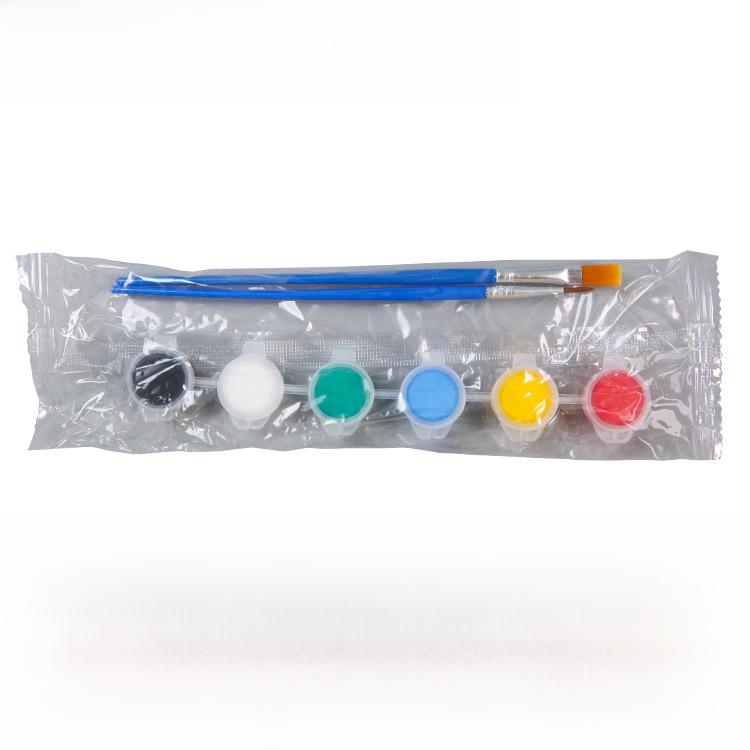 

Набор акриловых красок для детей из 12 цветов - набор для творчества и творчества для школьников с полосками краски для гипсовых кукол