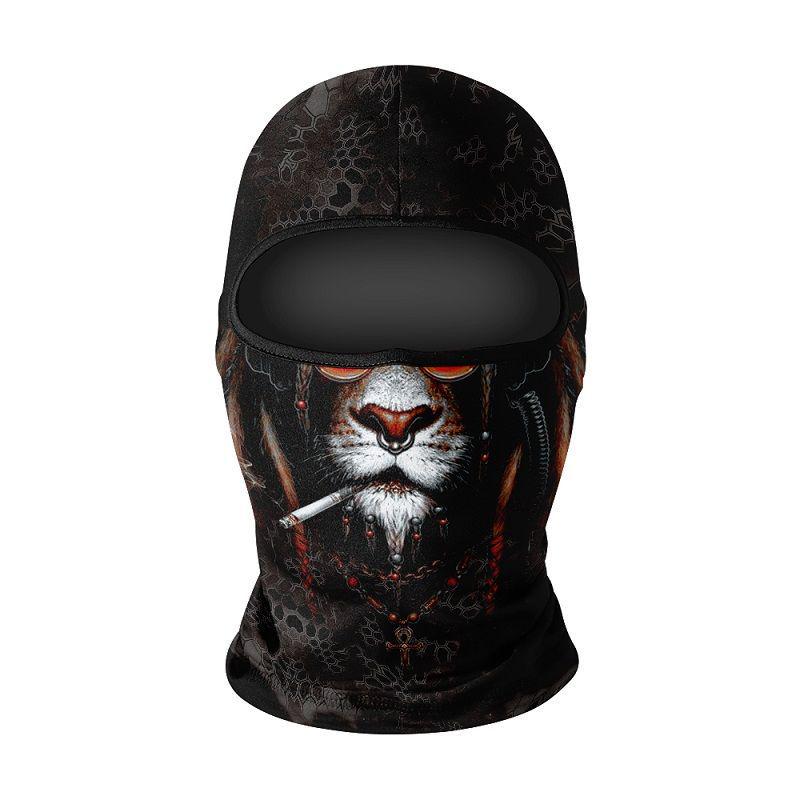 Unisex Ice Silk Breathable Motorcycle Face Mask for Summer Riding & Sun Protection