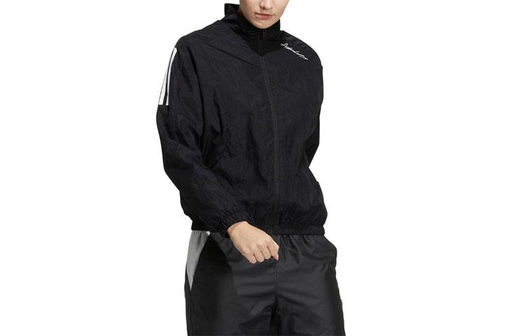 Adidas Jackets Women s Black Stand Collar Moderate Other HM3781 S