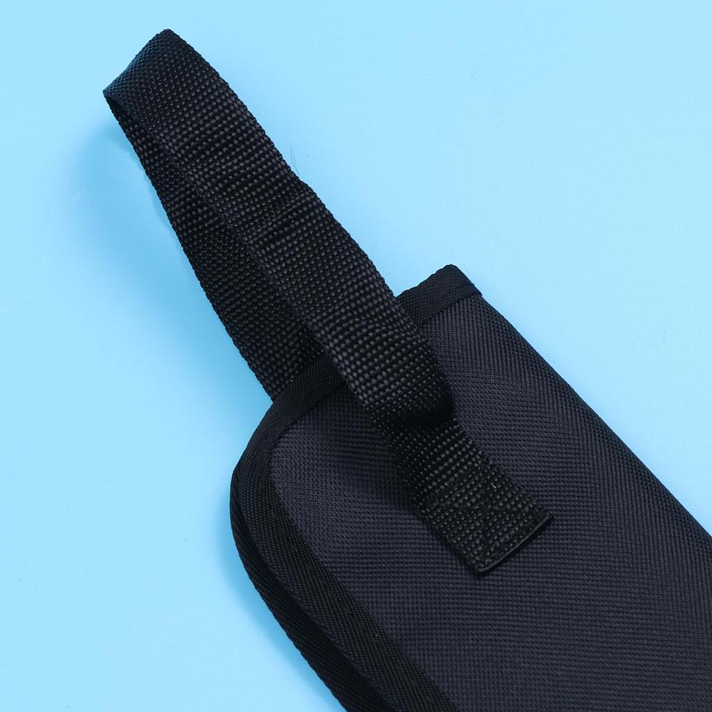 VICASKY 1-Piece Maple Wood Drumstick Holder, Snare Drum Case, 5A Size Drumsticks, Portable Tote Bag, Maple Wood