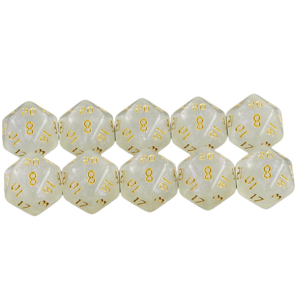 DND Polyhedral Dice D20 for Rpg DND Games Dices Desktop Polyhedral Set for Role Playing Game