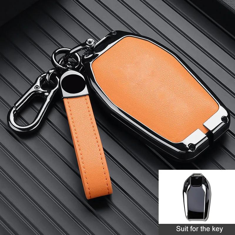 Zinc Alloy for BMW G30 G12 G11 G32 G31 5 7 Series I8 I15 G01 X3 X4 G02 G05 X5 G07 X7 LED Display Smart Remote Car Key Case Cover