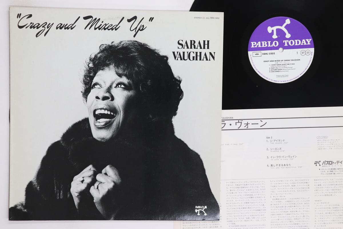 

LP Record SARAH VAUGHAN Crazy Mixed Up 28MJ3202 PABLO TODAY 1982 Japan Jazz Used