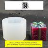 Christmas Gift Box Silicone Mold Exquisite Size Gift Box Gypsum Ornament Mold DIY Drip Glue Mold Jewelry Box Christmas Ornament
