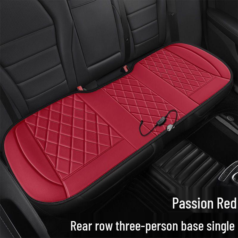 12V Electric Heated Plush Car Seat Cushion for Winter