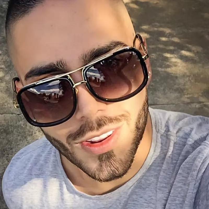 Modne Okulary Przeciwsłoneczne Do Jazdy Dla Mężczyzn Okulary Przeciwsłoneczne Metalowa Oprawka Owalna Soczewki Okulary Outdoorowe Codzienne Kwadratowe Okulary Przeciwsłoneczne Okulary Uv400