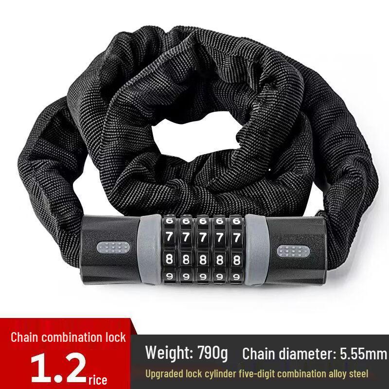 Lishi Thickened Bicycle Chain Lock